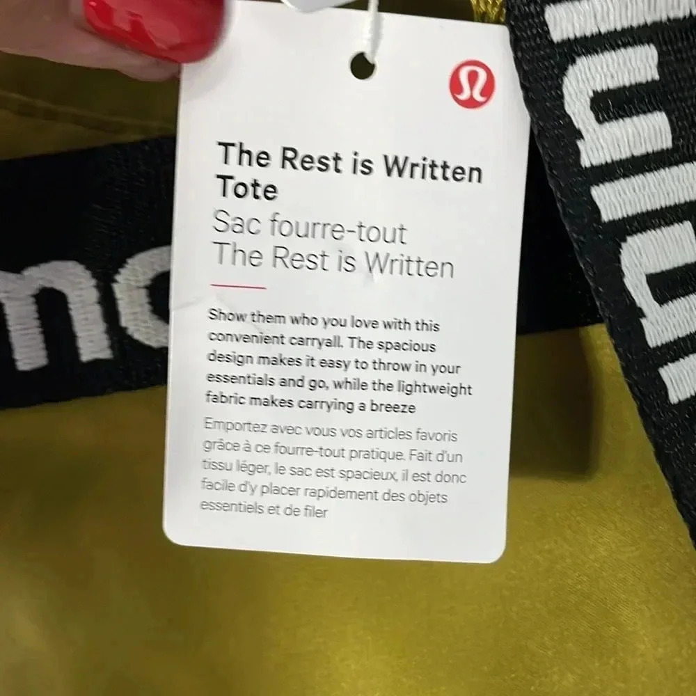 Lululemon the rest is written tote - Picture 6 of 7